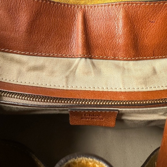 Chloe - Owen - Brown Leather Shoulder/Cross-Body Bag - Picture 14 of 16